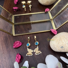 Vriksham Butterfly With Eye Anti Tarnish Stainless Steel Earring-G17702