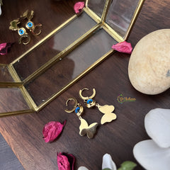 Vriksham Butterfly With Eye Anti Tarnish Stainless Steel Earring-G17702