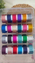 Vriksham Multi-Color Bridal & Party Wear Bangle 24 Vibrant Shades Finish Metal Bangle Set -G21876