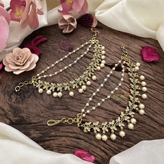 3 Layered AD Stone Maatil-Red Green-Pearl-G15528