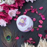 Vriksham Elephant Metal Pichwai Jar- White Purple-RG253