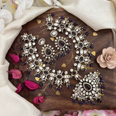 Premium Purple Victorian Diamond Neckpiece-VV1862