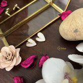 Vriksham White Heart Shape Earring-G17743