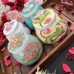 Vriksham Metal Pichwai Jar (Pack of 4)-RG163