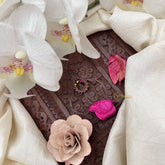 Vriksham Charulata – Floral Septum Ring-Red-G20021