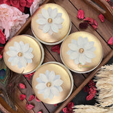 Vriksham White Metal Jar Medium (Pack of 4)-RG175