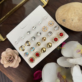 Vriksham 12 Pairs Combo Earrings Set-G17721