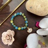 Vriksham Antique Kids Bracelet-Yellow Blue-G17755