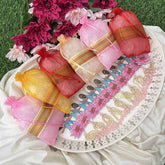 Vriksham Potli Bags & Lotus Tags Combo-Premium Diwali Return Gift (Pack of 6)-RG345