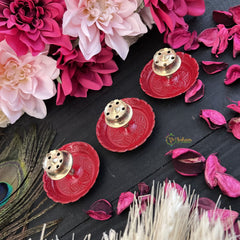 Vriksham Brass Agarbatti Stand, Incense Stick Holder(Pack of 3)-RG177