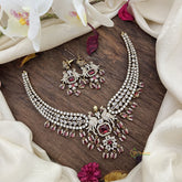 Premium Victorian Diamond Hasli-Red-VV1915