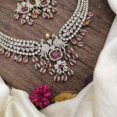 Premium Victorian Diamond Hasli-Red-VV1915