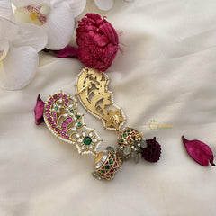 Precious Jadau Kundan Cuff Jhumka Earrings-J2498