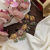 Gold Look Alike Floral Kundan Jadau Choker -Bead- J2122