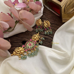 Gold Look Alike Floral Kundan Jadau Choker -Bead- J2122