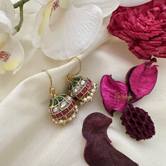 Jadau Kundan Hook Jhumka-J2455