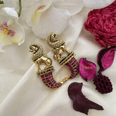 Lion Face Jadau Kundan Earring-J2450