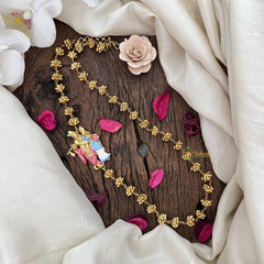 Vriksham Gold Polish Radha Krishna Moggapu Chain-G17761