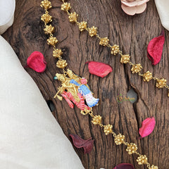 Vriksham Gold Polish Radha Krishna Moggapu Chain-G17761
