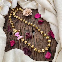 Vriksham Gold Polish Nritya Ganapati Moggapu Chain-G17763