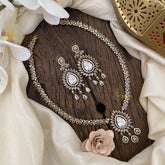 White Victorian Diamond Pendant Neckpiece - VV1368