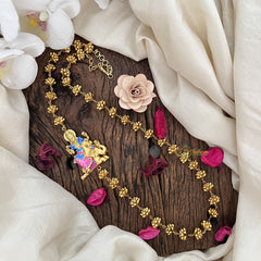 Vriksham Gold Polish Gajalakshmi Moggapu Chain-G17760