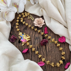 Vriksham Gold Polish Gajalakshmi Moggapu Chain-G17760