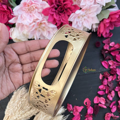 Vriksham Golden Pichwai Basket-Pastel Green-Peacock & Lotus Floral Design-RG270