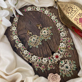 Premium Victorian Diamond Long Neckpiece -VV206