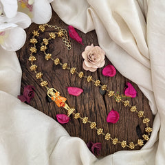 Vriksham Gold Polish Hanuman Moggapu Chain-G17762