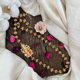 Vriksham Gold Polish Ganapati Moggapu Chain-G17759