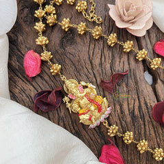 Vriksham Gold Polish Ganapati Moggapu Chain-G17759