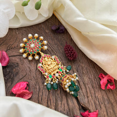 Elegant Lakshmi Floral Jadau Jada Billai-J2509