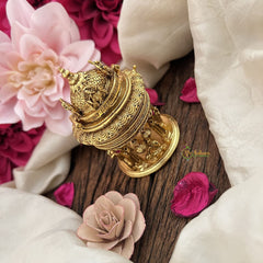 Vriksham Radha Krishna Gopuram Temple Kumkum Box-RG191