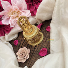 Vriksham Antique Lord Rama Kumkum Box-RG194