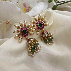 Premium Jadau Kundan Stud Jhumka-J2560