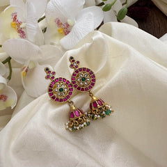 Elegant Jadau Kundan Earrings-J2437