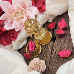 Vriksham Antique Lord Ganesha Kumkum Box-RG192