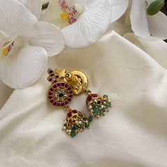 Elegant Jadau Kundan Earrings-J2437