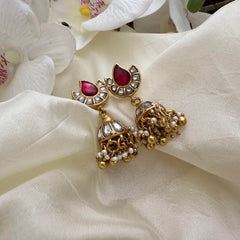 Elegant Jadau Kundan Jhumka-J2553