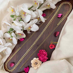 Vriksham unique motifs Gold Plated Style Hip Chain-G21337