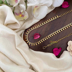 Vriksham unique motifs Gold Plated Style Hip Chain-G21337