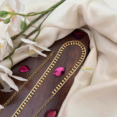 Vriksham unique motifs Gold Plated Style Hip Chain-G21337