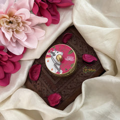 Vriksham Pichwai Kumkum Box/Dabbi-Cow Print-RG221