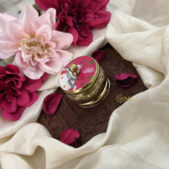 Vriksham Pichwai Kumkum Box/Dabbi-Cow Print-RG221