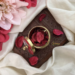 Vriksham Pichwai Kumkum Box/Dabbi-Cow Print-RG221