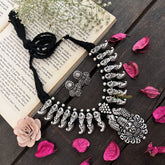 Vriksham Premium Kolhapuri Balaji With Black Thread Neckpiece-S949