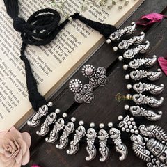 Vriksham Premium Kolhapuri Balaji With Black Thread Neckpiece-S949