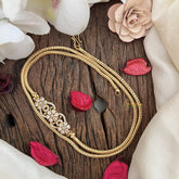 Vriksham Traditional Unique Designer Moggapu Chain-White-G17776