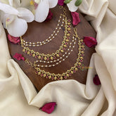 Vriksham Floral Maanga Shape Maatil/Earchain-G17042